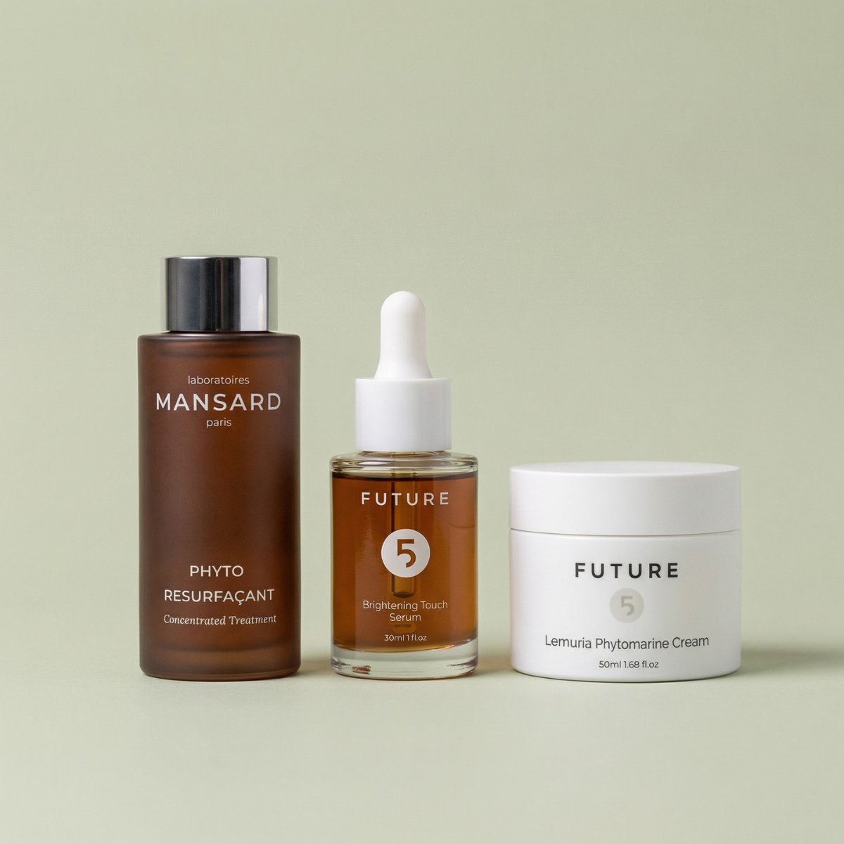 The Botanical Brightening Trio - The Curated Skin Studio